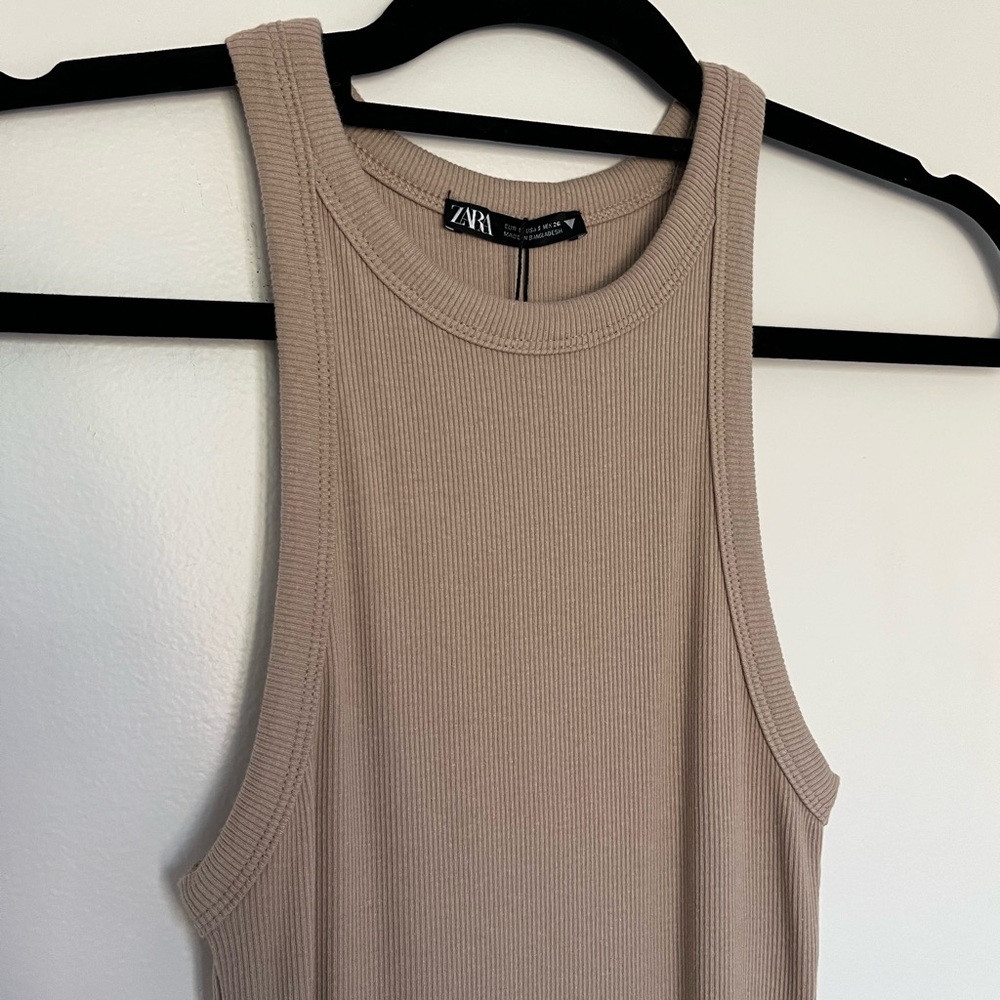 Zara Bodycon Nude Dress